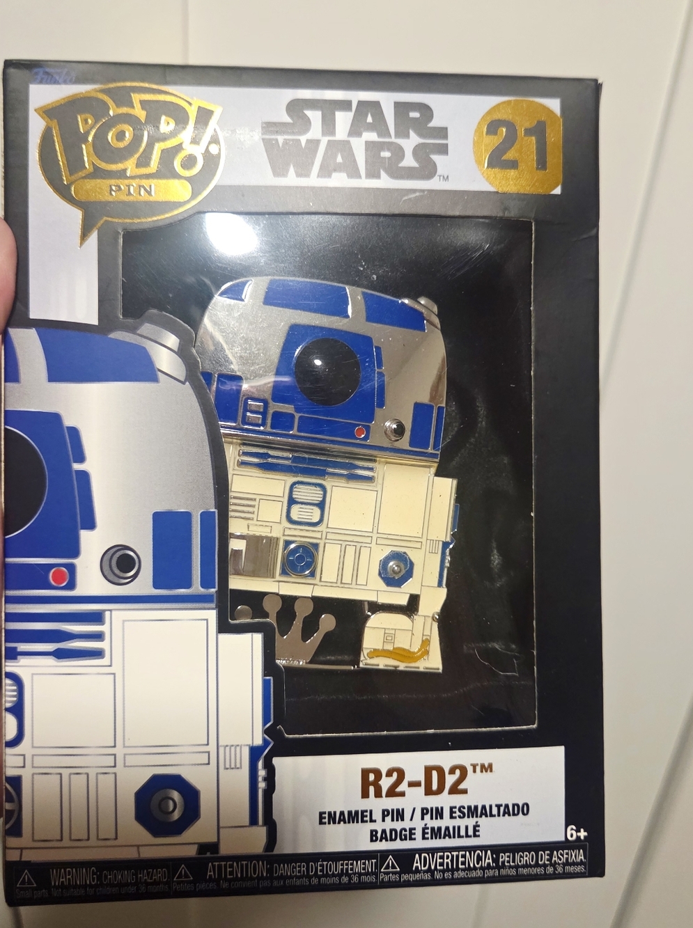 Funko R2-D2 Enamel Pin - Blue, Silver & Cream